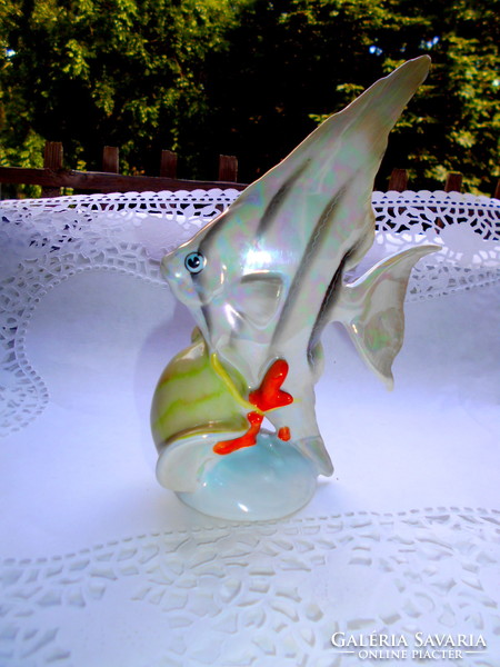 Drasche snail fish. Beautiful hand painted showcase figurine