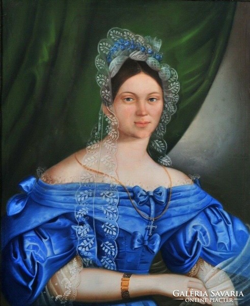 Carl Wieland, Egy hölgy portréja, 19. század