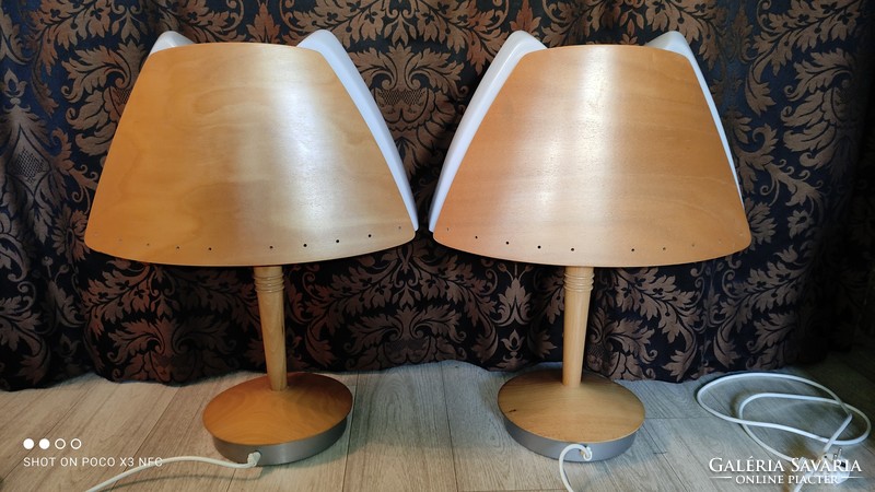 Vintage Francia Lucid asztali lámpa tervezője Soren Eriksen nagy nehéz lámpa darab ár