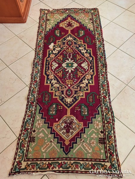 Antique kelim tapestry - 66x173 cm