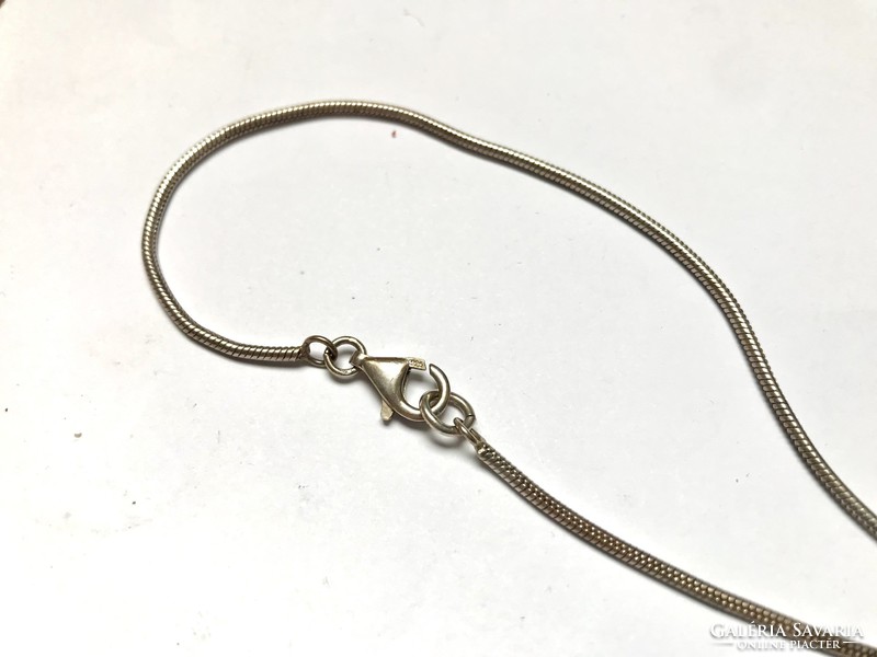 Rugged silver necklace