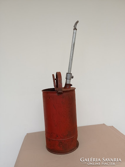 Antique red fire extinguisher fire extinguisher pumping device 4457