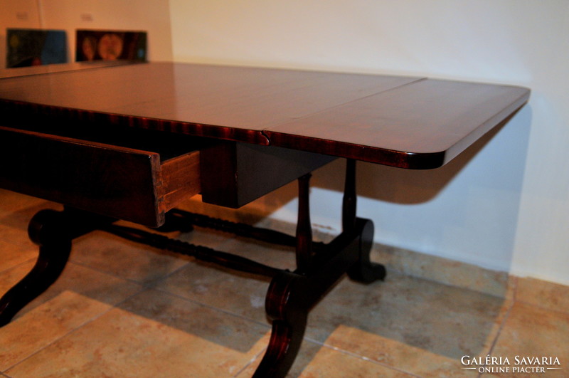 Classicist mahogany coffee table