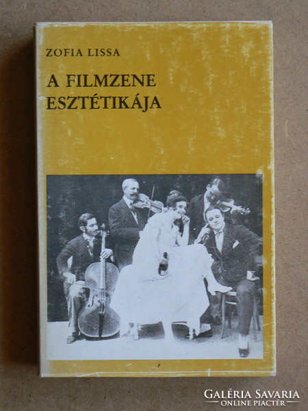 A FILMZENE ESZTÉTIKÁJA, ZOFIA LISSA 1978, KÖNYV JÓ ÁLLAPOTBAN