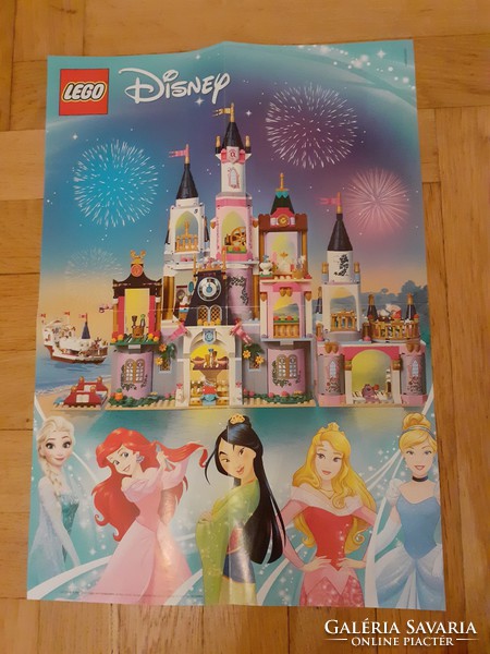 Lego poster disney princess a / 3 1-page, had not yet been unloaded on the wall