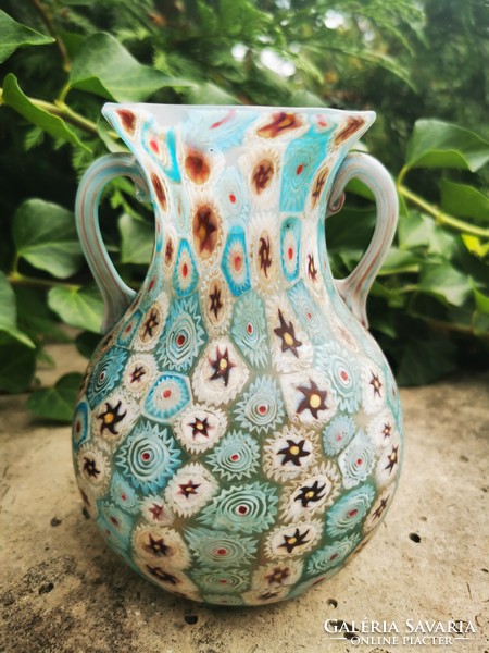 Antique millefiori vase