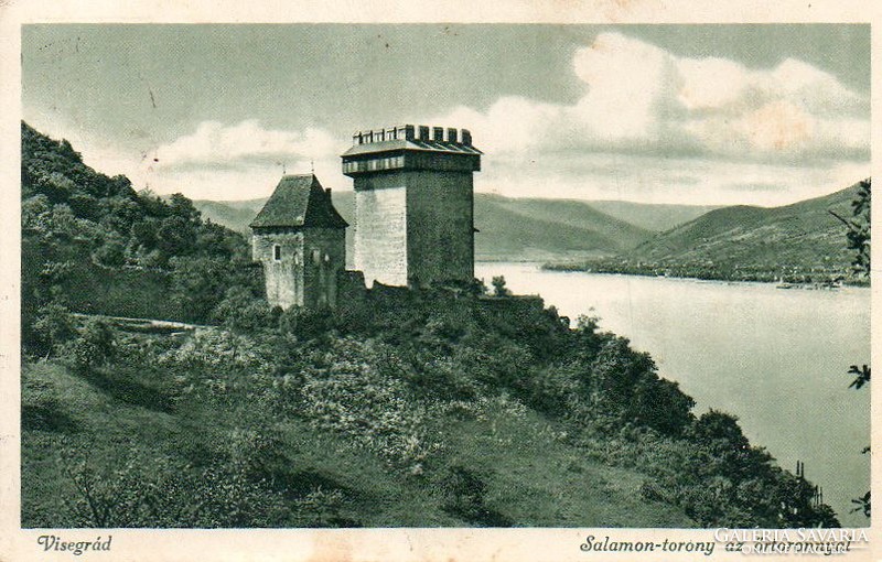 050 --- Running postcard Visegrád 1942 (monostory photo)