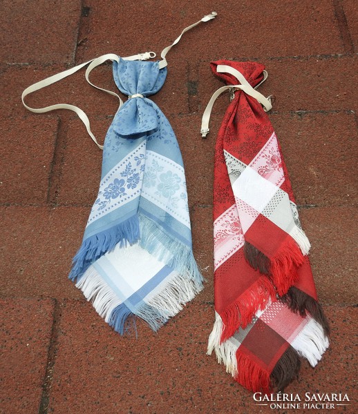 Pair of old ornament ties