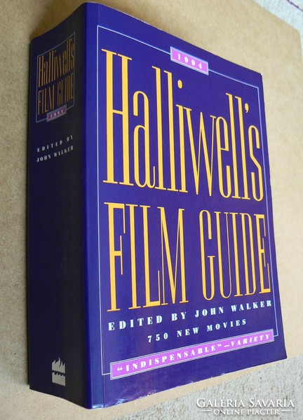 HALLIWELL'S FILM GUIDE, JOHN WALKER 1994, KÖNYV JÓ ÁLLAPOTBAN