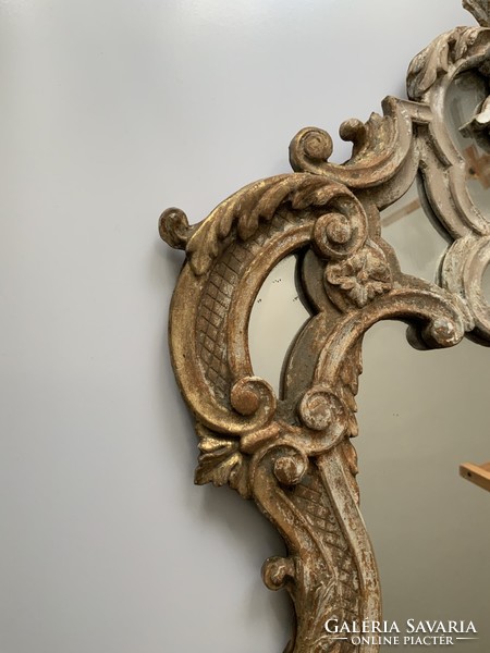 Antique carved mirror