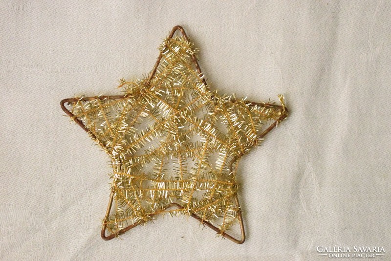 Old Christmas tree decoration star 10 x 10 cm