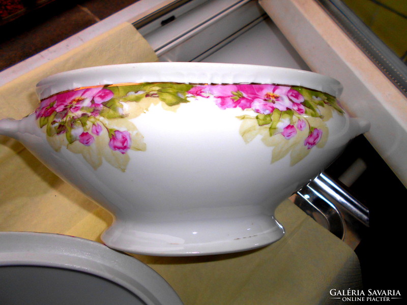 Real traditional bourgeois piece - porcelain soup bowl