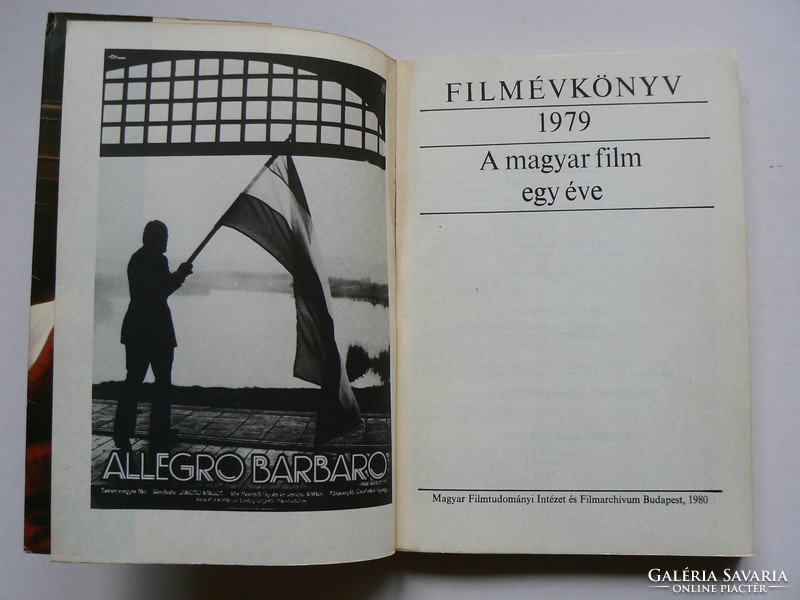 FILMÉVKÖNYV 1979, A MAGYAR FILM EGY ÉVE, KÖNYV JÓ ÁLLAPOTBAN