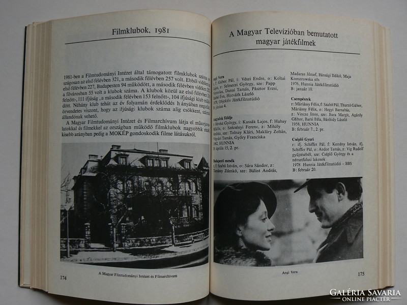 Film yearbook 1981, one year of Hungarian film, book in good condition