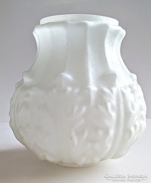 Fehér üveg lámpa búra16.5cm 2db darabonként