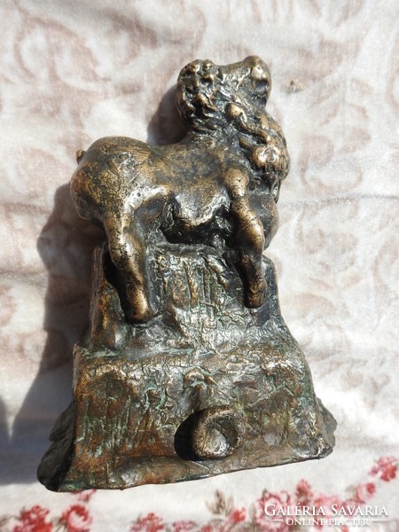 Absztrakt bronz szobor TEVE - DROMEDÁR