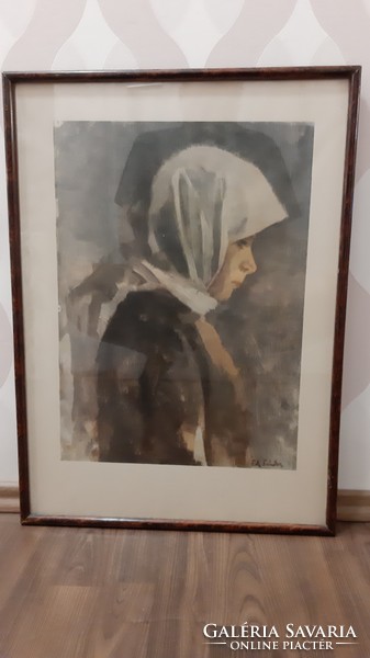 Painting reproduction wedge Alexander 63x45 cm.