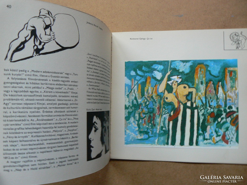 The cartoon, workshop secrets, Peter Szoszoszlay 1977, book in good condition, a rarity!
