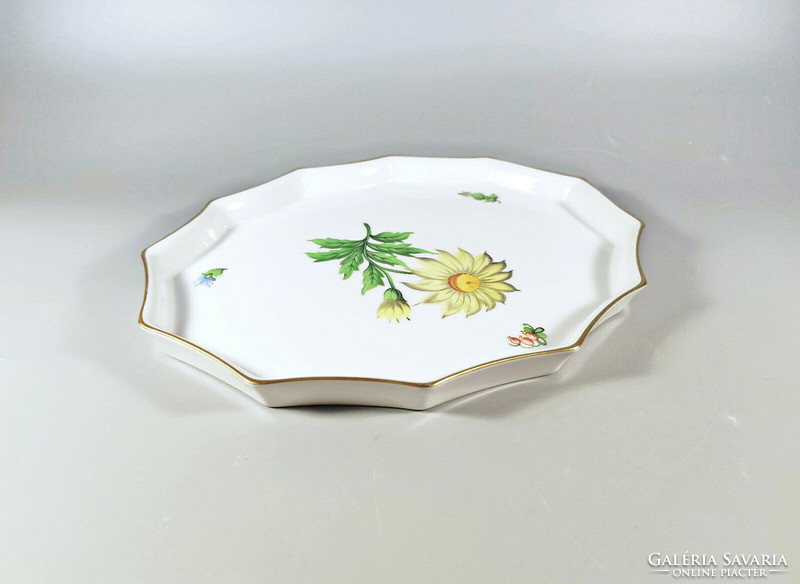 Herend, gustav (gu) hand painted porcelain cigarette bowl, flawless! (I135)