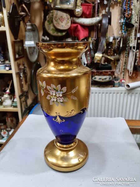 Czechoslovak glass vase