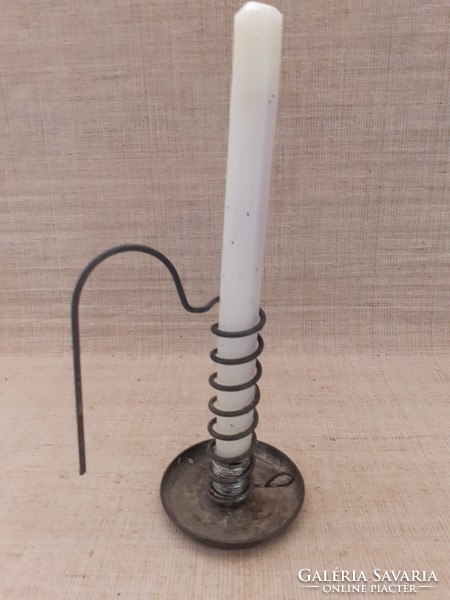 Walking candlestick made with antique wire craftsmanship
