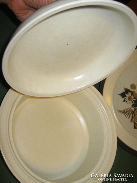Staffordshire bowl with lid