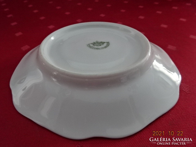 Rgk Czechoslovak porcelain teacup coaster, diameter 14.5 cm. He has.