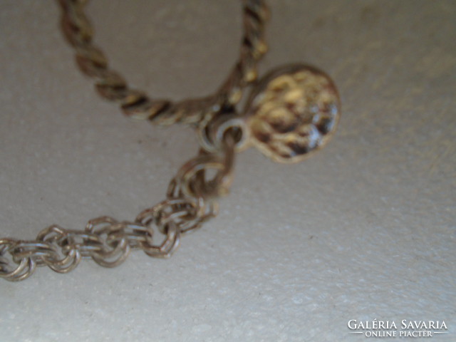Marked women's bracelet is very showy with all eyes soldered