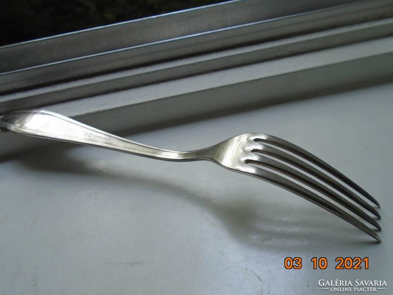 Gowe / wellner silber 90 marked 45 silver plated fork