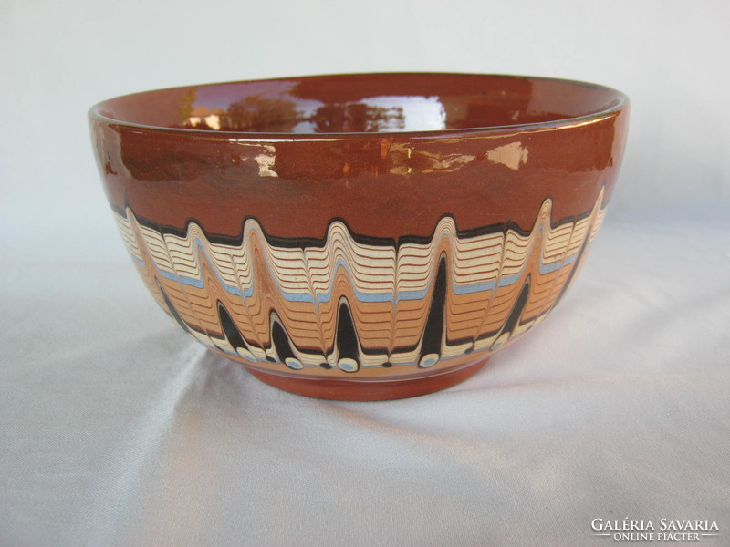 Retro ... Glazed ceramic bowl