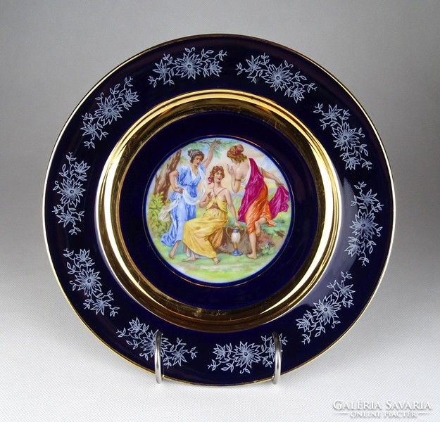 1G351 Carlsbad epiag porcelain decorative plate with three grace decorations 25 cm