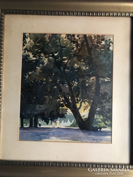 Kovács (Kováts) Pál festmény 1920 - 27 x 32 cm