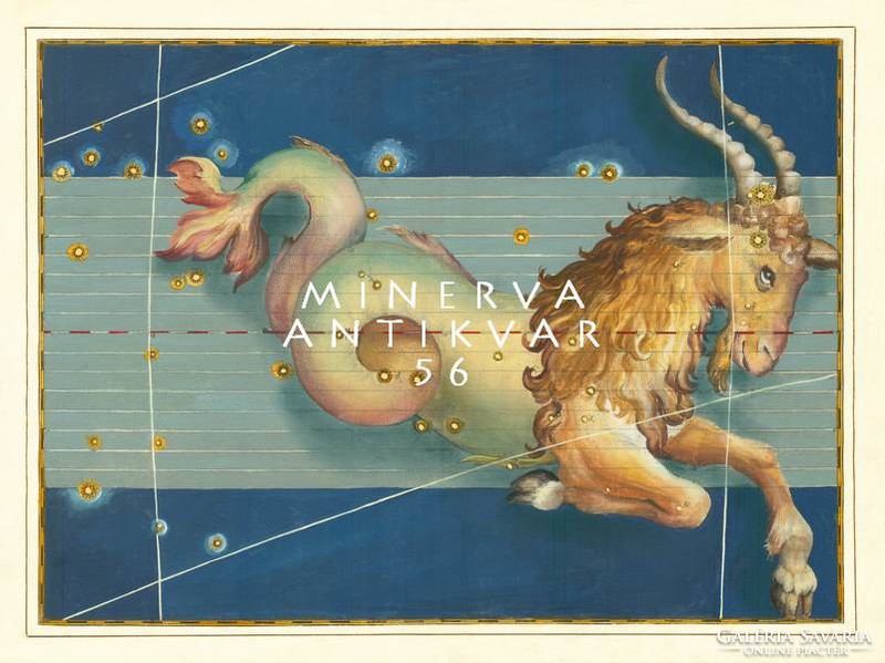 Capricornus Bak csillagkép konstelláció horoszkóp jegy Zodiákus REPRINT J.Bayer Uranometria 1625