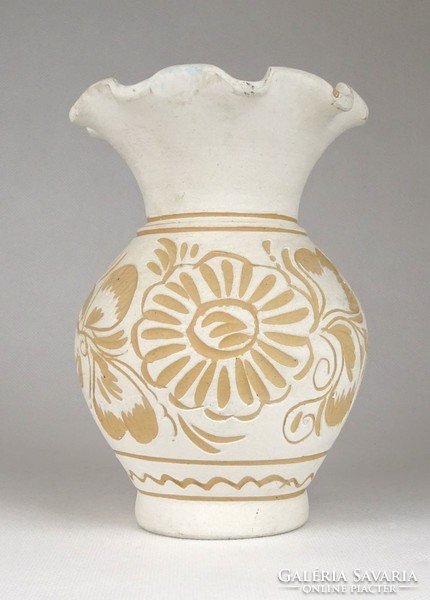 1G462 marked corundum ceramic vase 14 cm