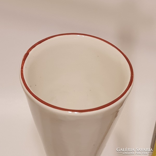 Aquincumi mezei virágmintás porcelán váza (1955)