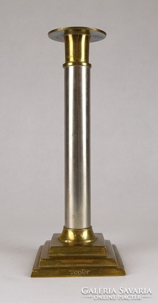 1G526 copper zepter candle holder 21 cm