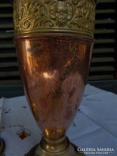 S18-12 copper vase in pairs