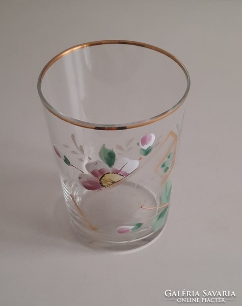 Art Nouveau commemorative glass, decorative glass, decorative glass