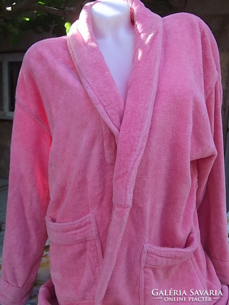 Women's bathrobe-robe pink warm, pretty piece.