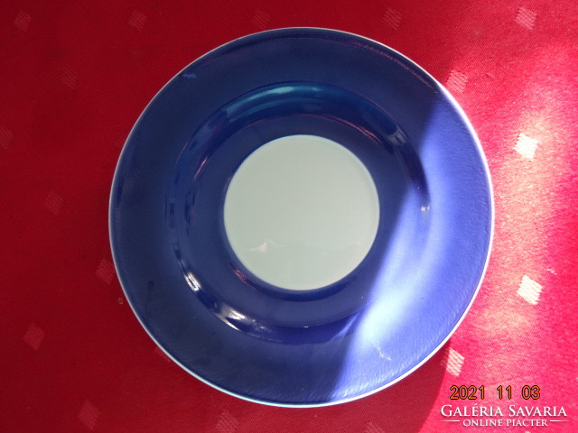 Alföldi porcelán teáscsésze alátét, kobalt kék színű. Vanneki!