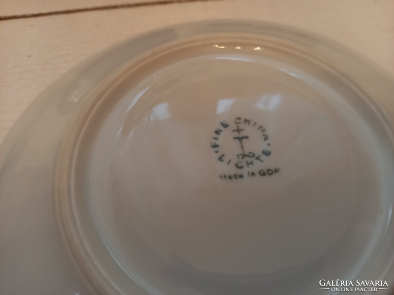 Retro NDK 2 személyes porcelán reggeliző készlet_kobaltkék