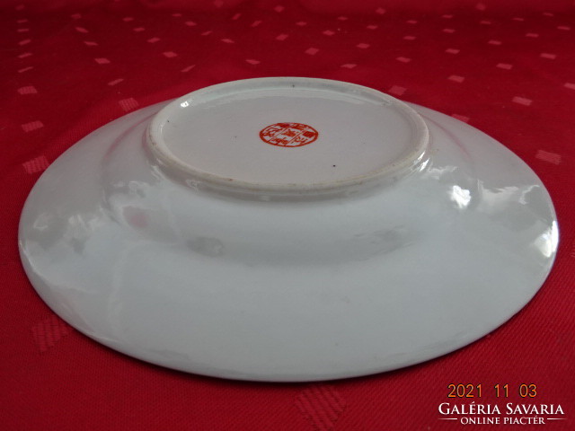 Kínai porcelán süteményes tányér, antik, hatdarabos, átmérője 18 cm. Vanneki!