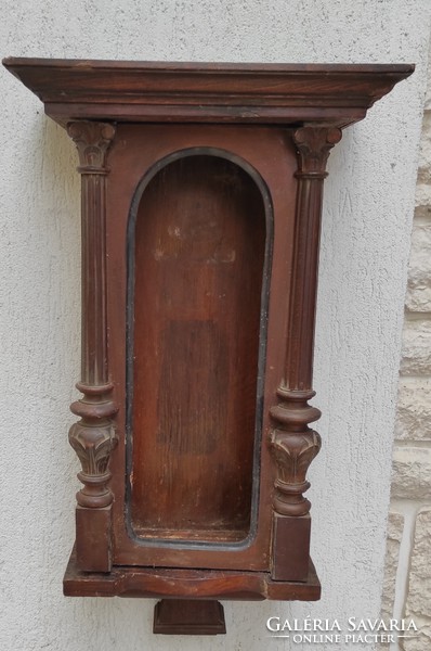 Wall cabinet, teak, keychain, sculpture holder, relic, relic holder wall clock, pedestal