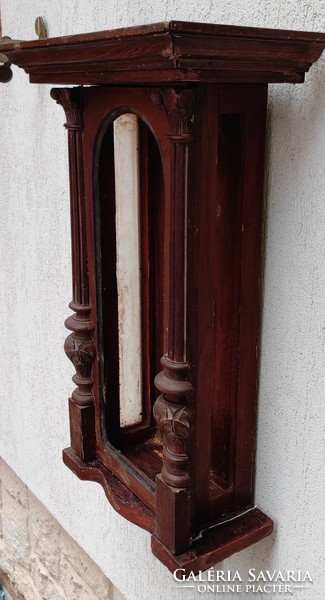 Wall cabinet, teak, keychain, sculpture holder, relic, relic holder wall clock, pedestal