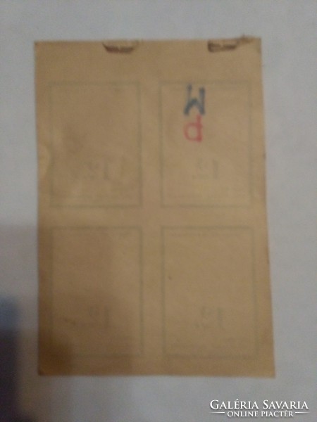 Old mava blank label ticket booklet - twenty flat