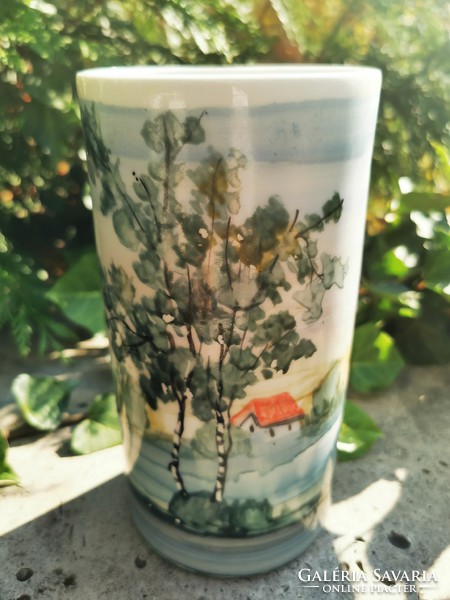 Landscape vase