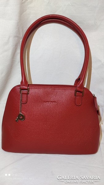 PICARD női táska piros bőr új