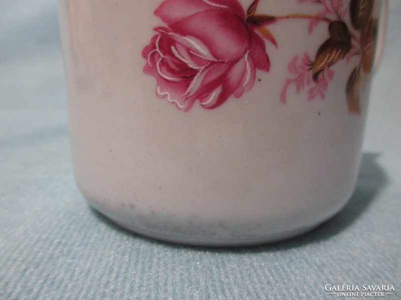 Zsolnay rózsaszálas bögre, csésze