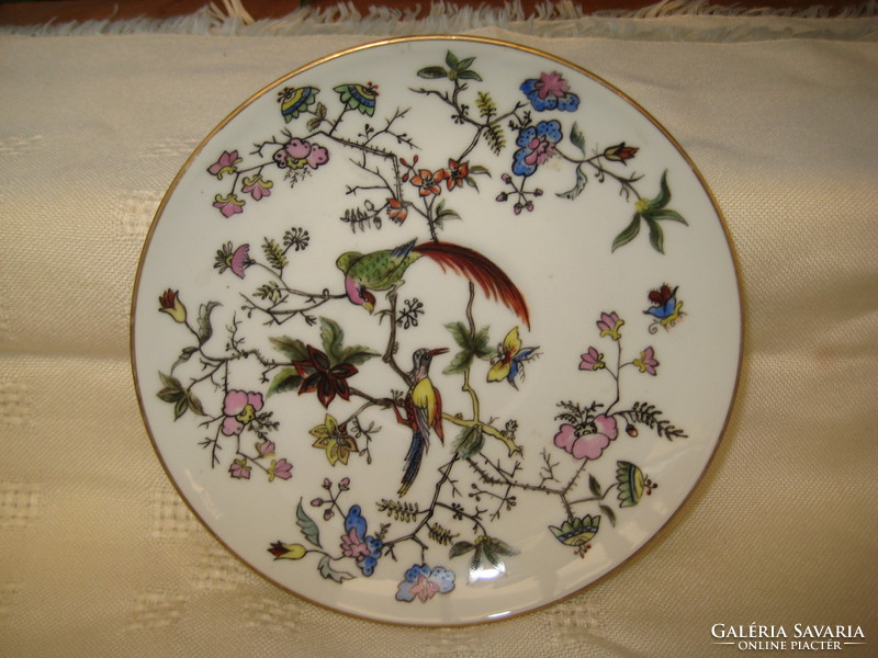 Marked porcelain decorative plate, hand painted, 16 cm