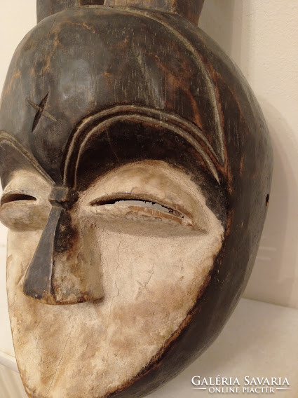 Kwele népcsoport antik antilop maszk Afrika Gabon africká maska 345 dob 31